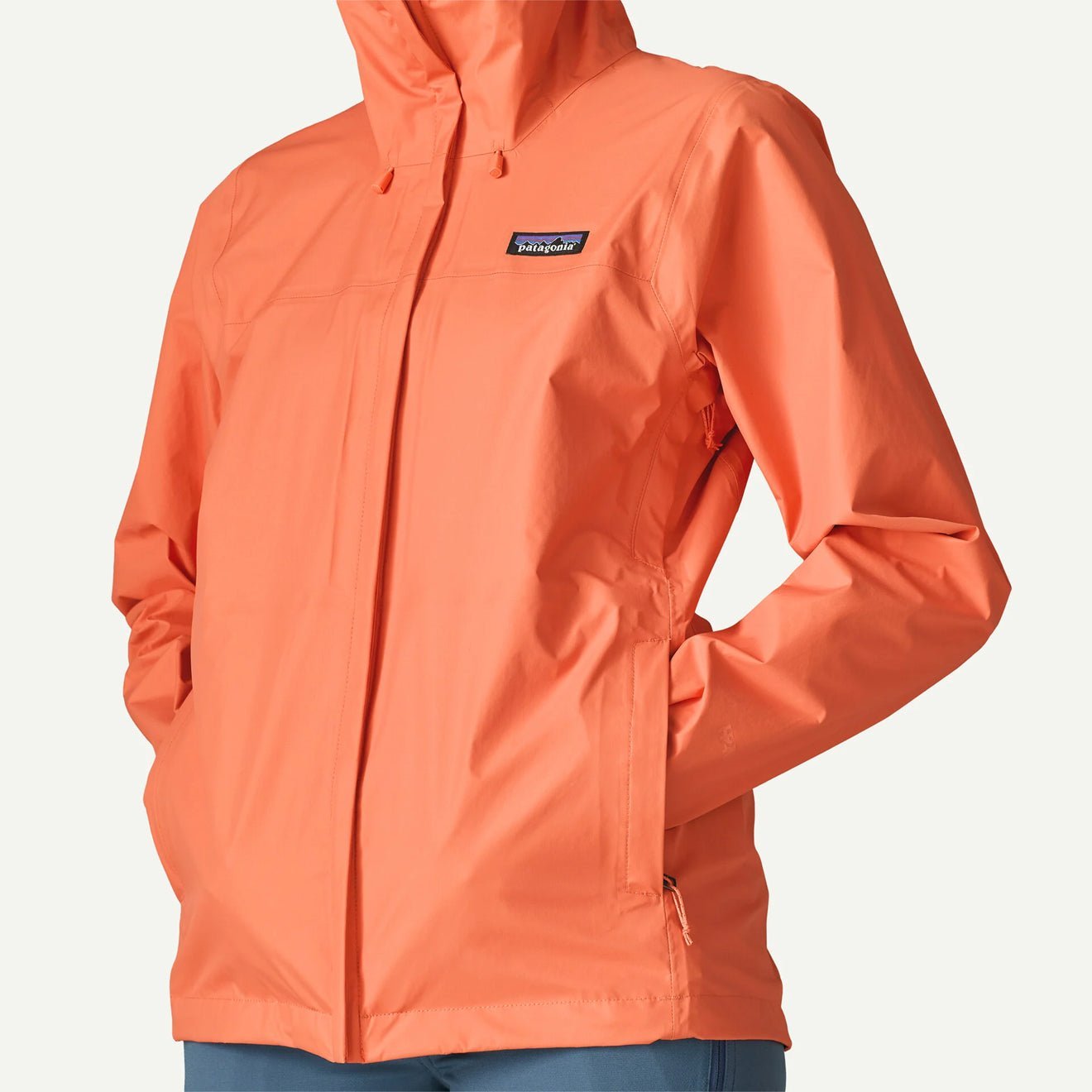 Patagonia Womens Torrentshell 3L Rain Jacket Peach Sherbet