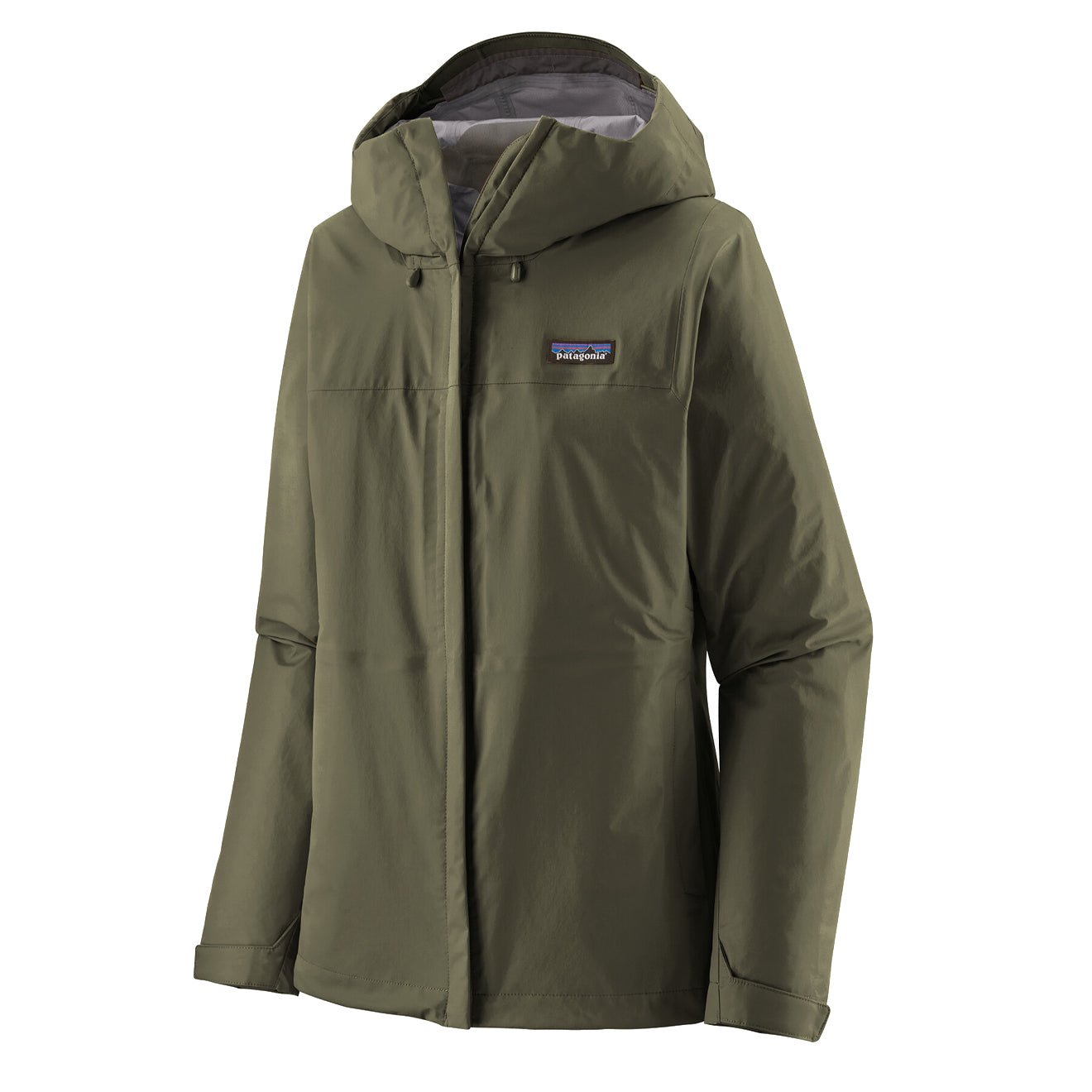Patagonia Womens Torrentshell 3L Rain Jacket Pine Needle Green - pam pam