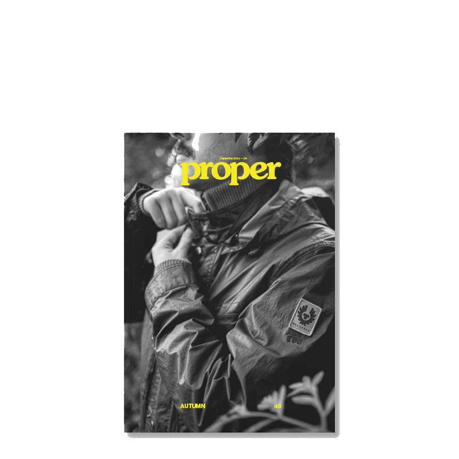 Proper Magazine Issue 46 - Belstaff Cover - pam pam