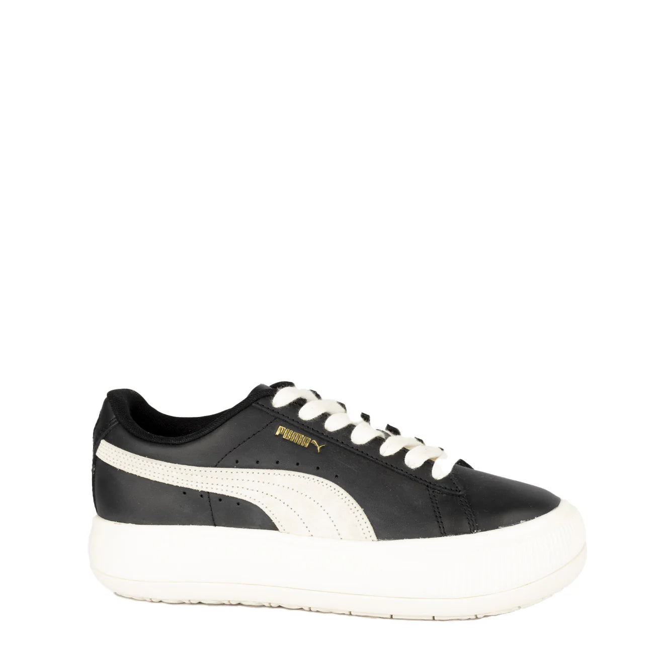 Puma Suede Mayu Trainer Black Marshmallow pam pam