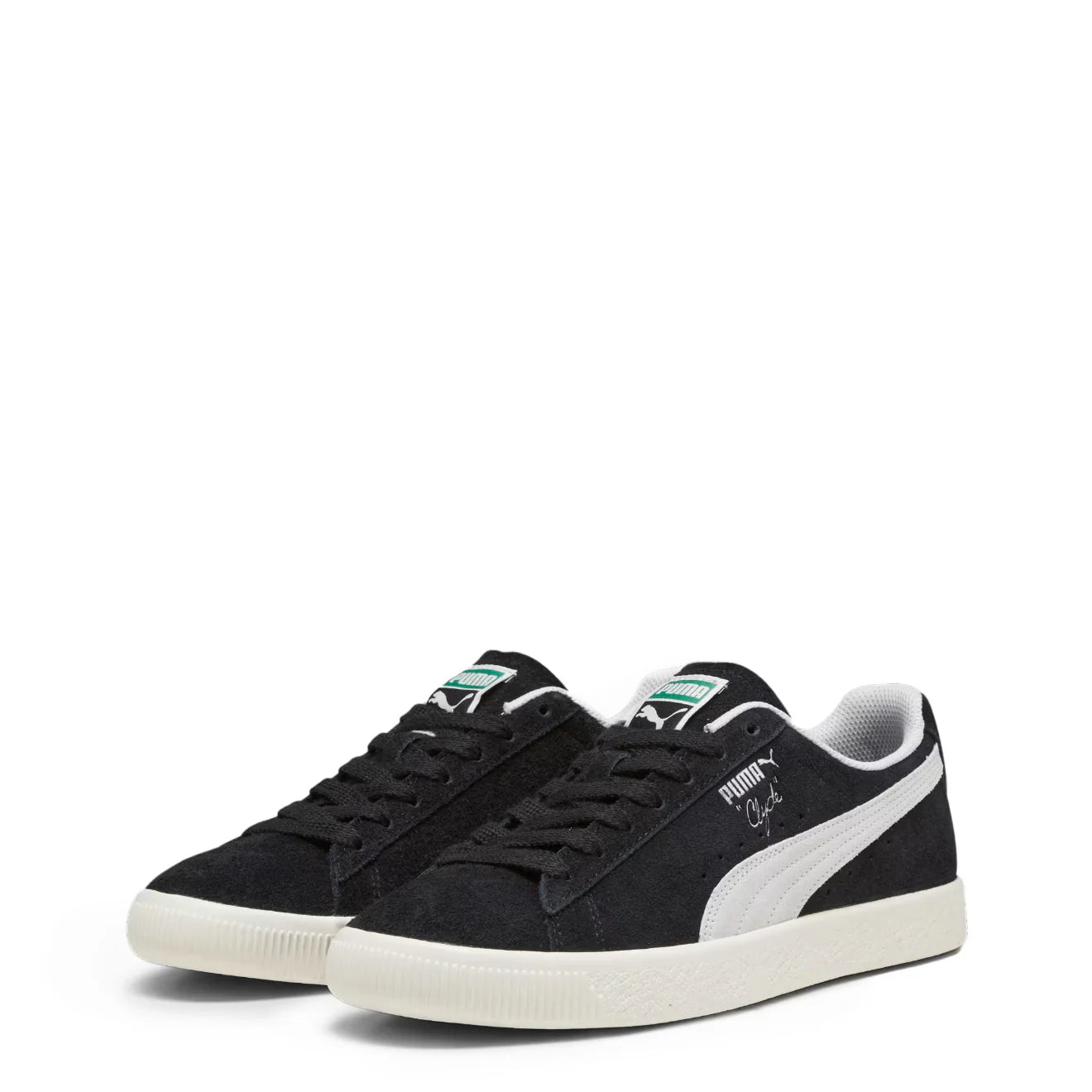 Puma Womens Clyde Teasel Puma Black / Frosted Ivory - pam pam