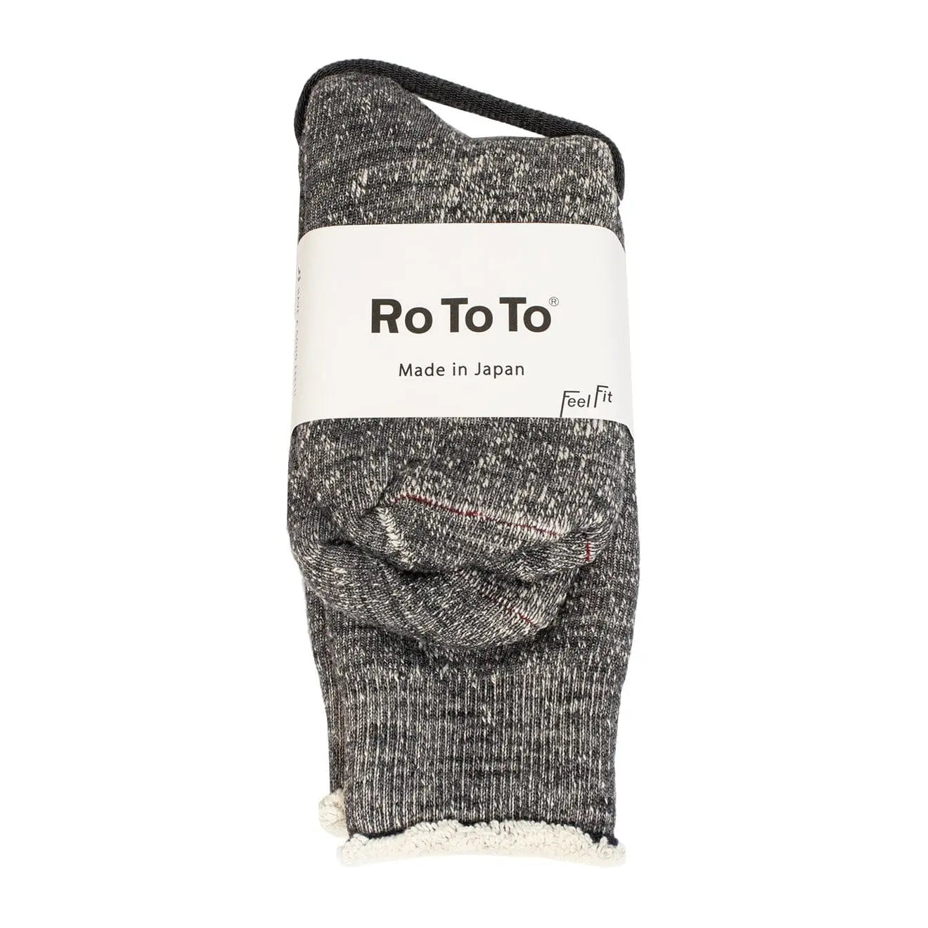 RoToTo Double Face Socks Charcoal - pam pam