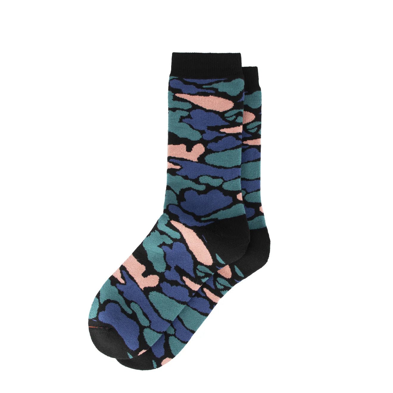 Rototo Pile Camo Crew Socks Multi - pam pam