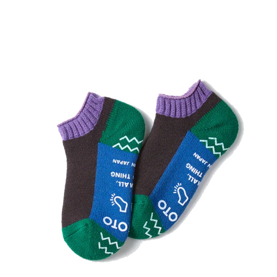 Rototo Pile Sockslipper Light Purple / Charcoal - pam pam