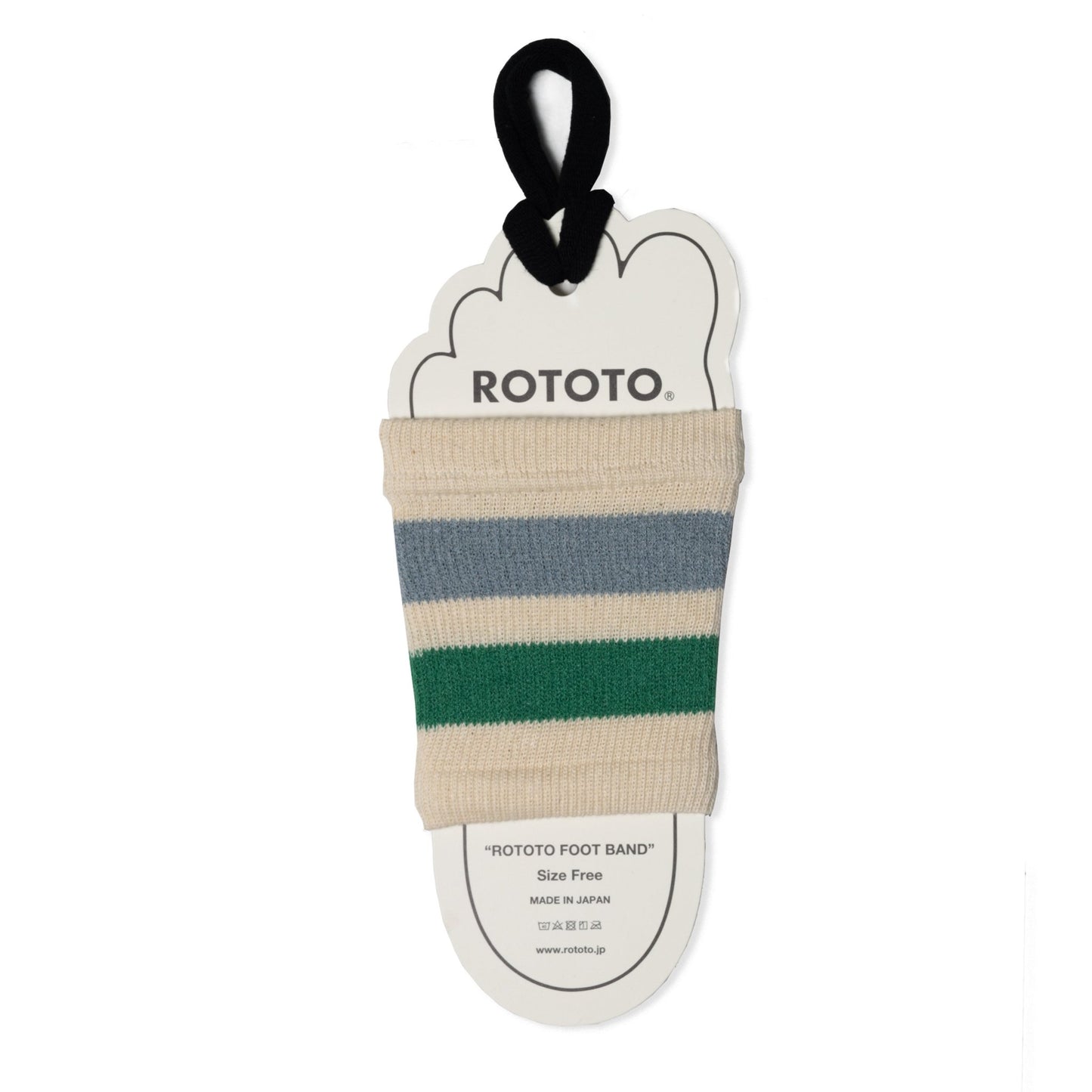 Rototo Sandal Sock Foot Band Green / Light Blue - pam pam