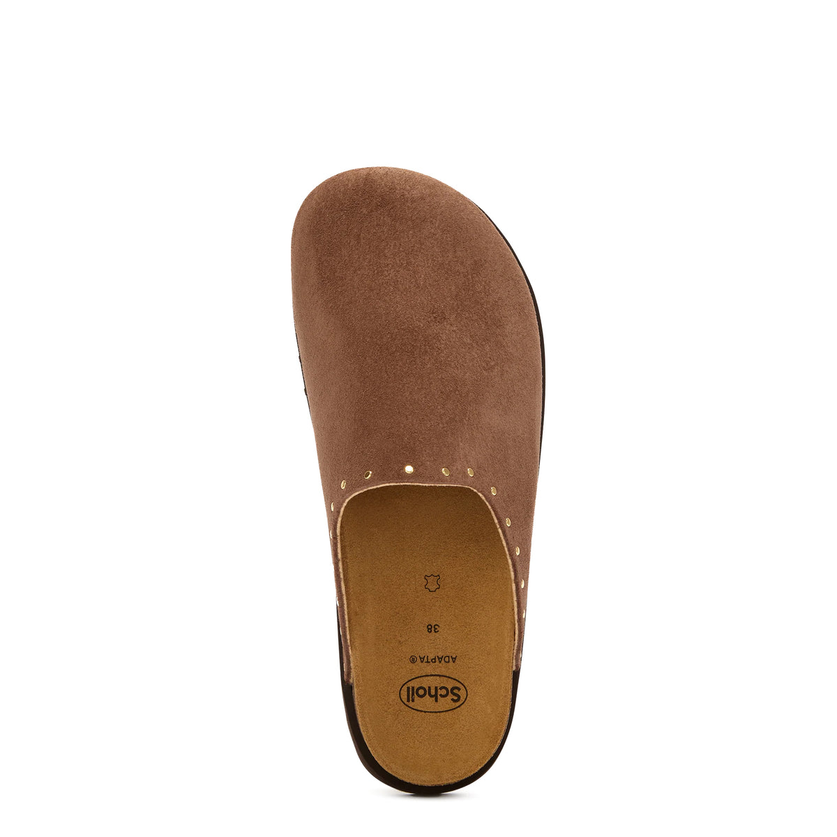 Scholl Womens Beatriz Plain Clog Sandals Espresso