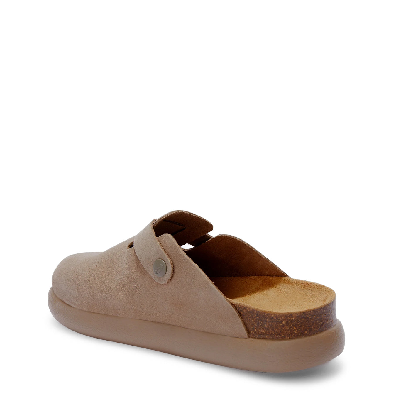 Scholl Womens Fae Chunky Cork Sandals Dark Beige