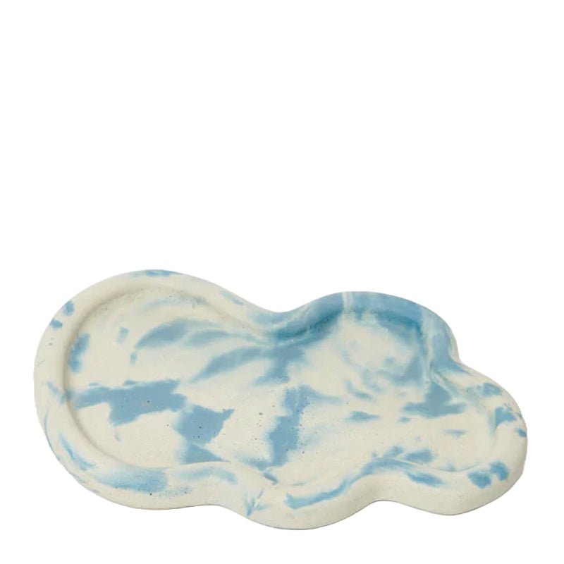 Smith & Goat Wobble Tray Blue / White - pam pam