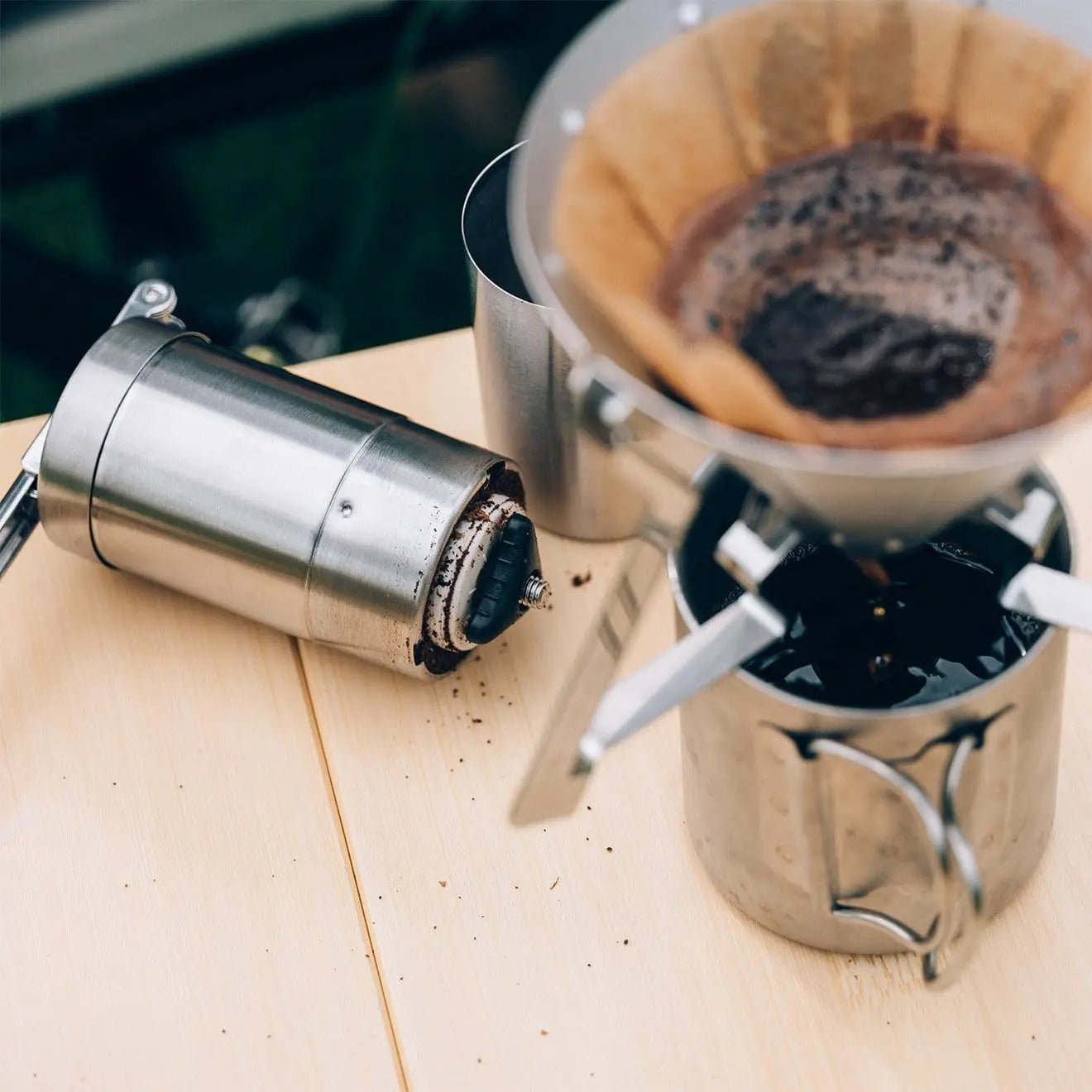 Snow Peak Field Barista Coffee Grinder - pam pam