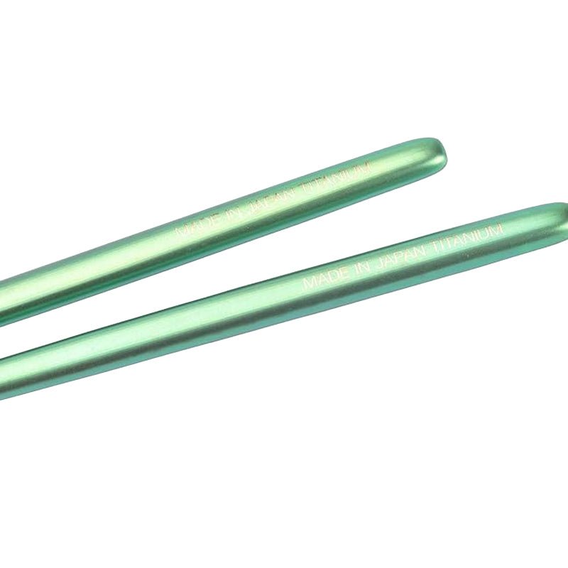 Snow Peak Titanium Chopsticks Green - pam pam