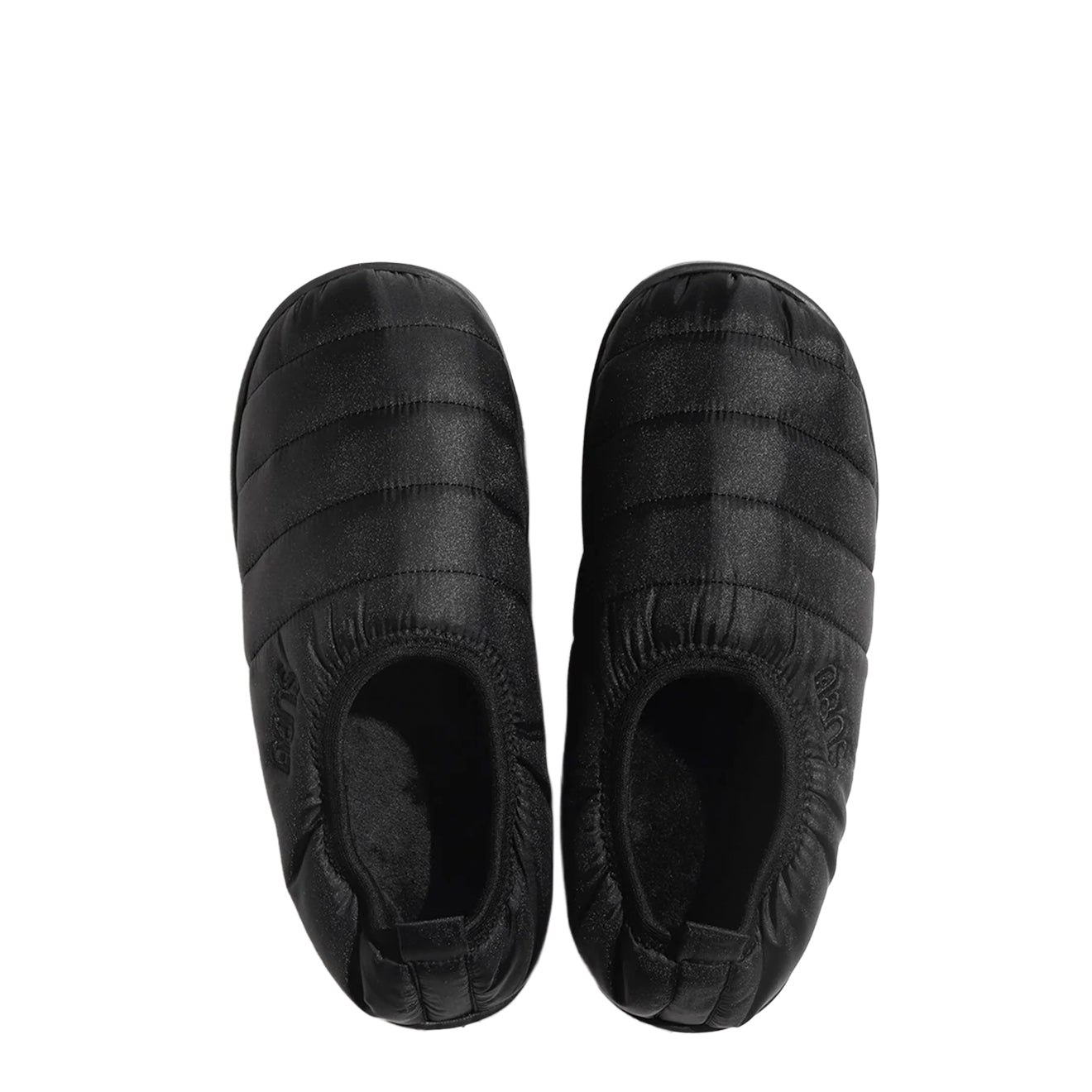 Subu Womens Vamp Platform Slipper Black - pam pam
