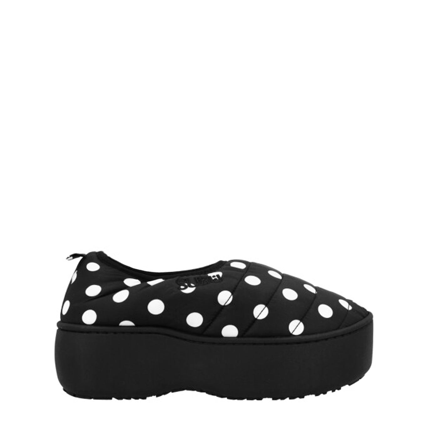Subu Womens Vamp Platform Slipper Dots | pam pam
