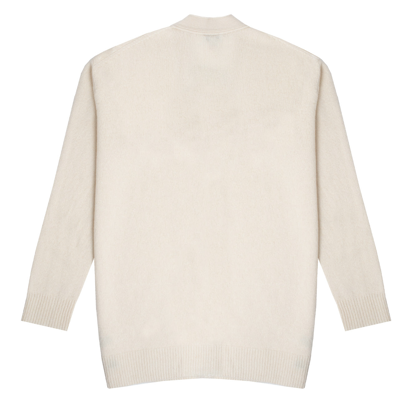 Sunspel Womens Lambswool Cardigan Ecru - pam pam