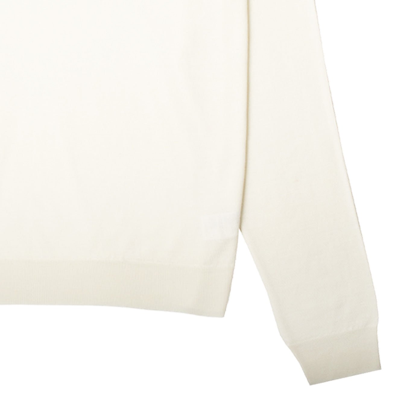 Sunspel Womens Merino Silk Roll Neck Sweater Ivory - pam pam