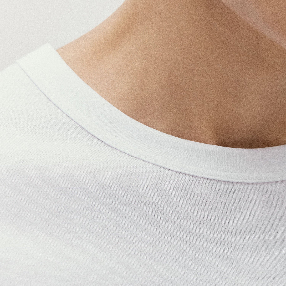 Sunspel Womens Everyday L/S T-Shirt White