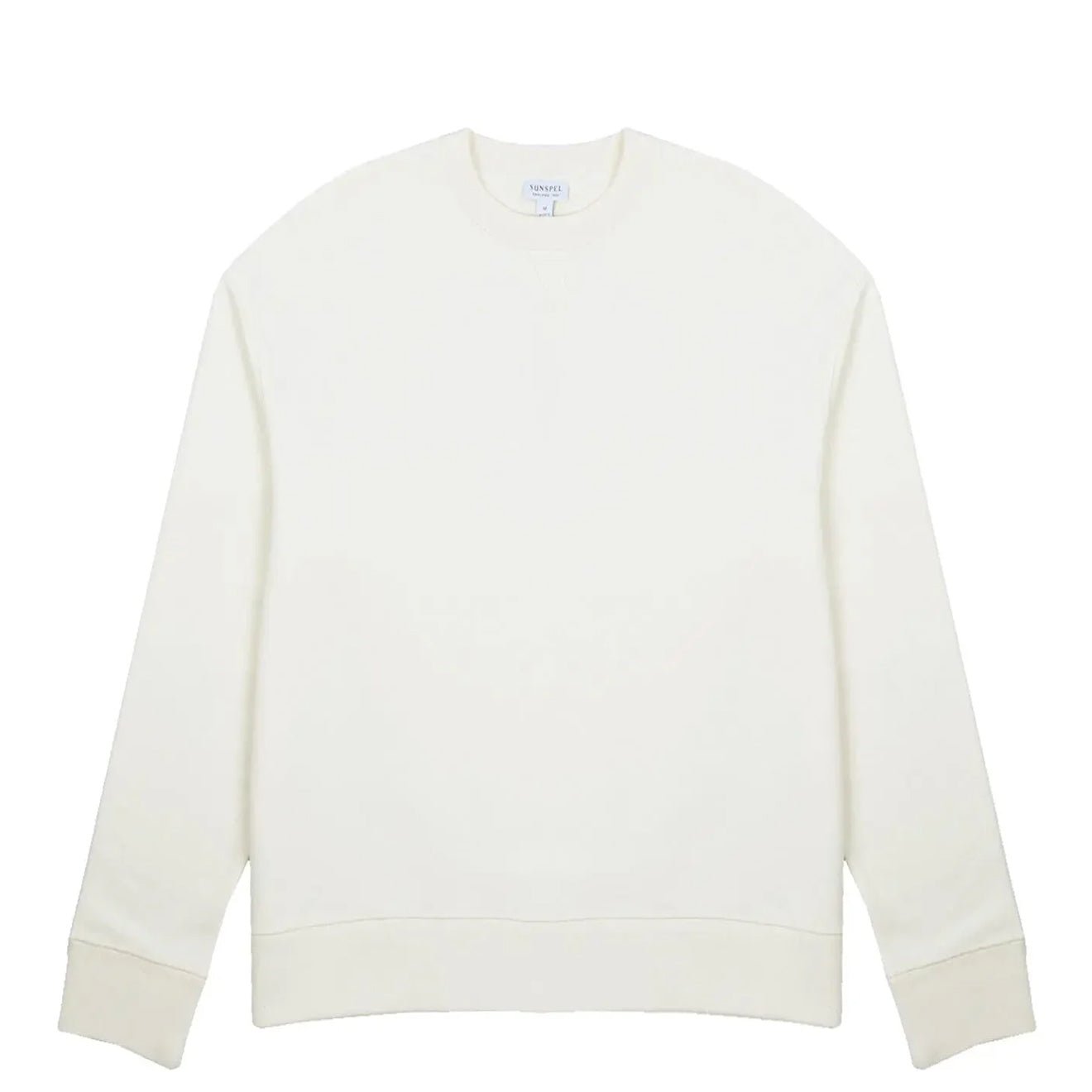 Sunspel Womens Loopback Sweatshirt Archive White | pam pam