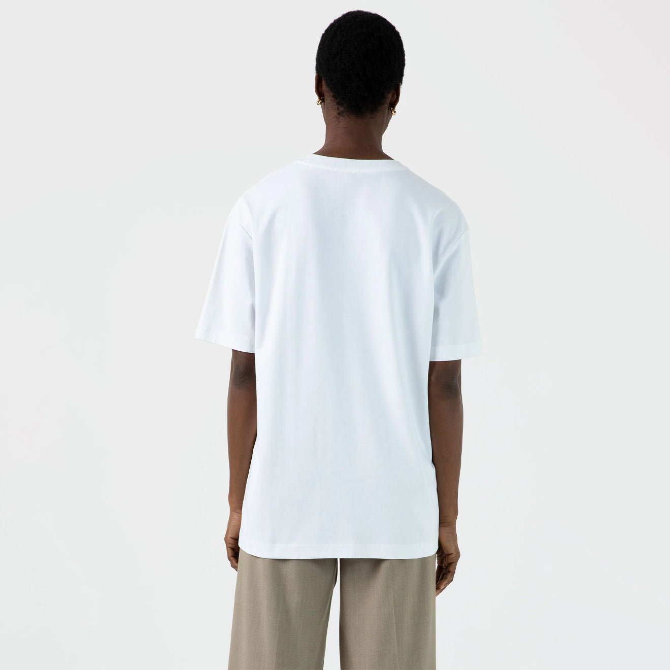 Sunspel Oversized T-Shirt White - pam pam