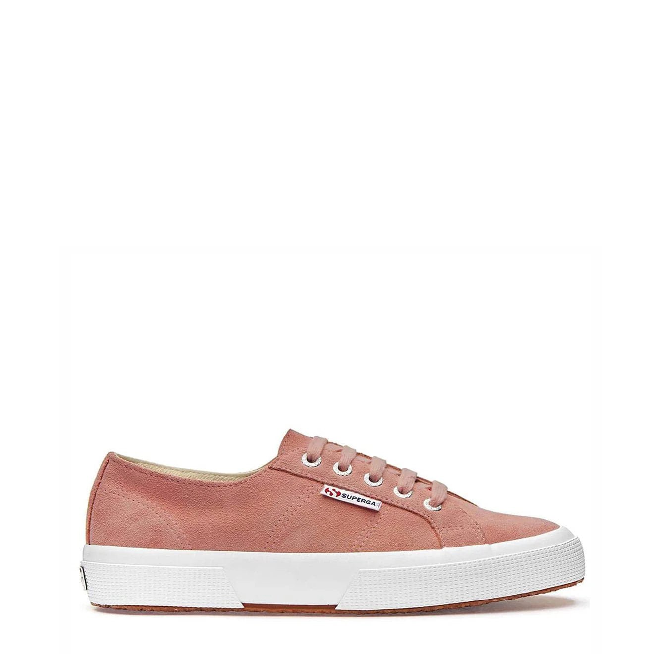 Superga 2730 Suede Trainer Pink Peach - pam pam