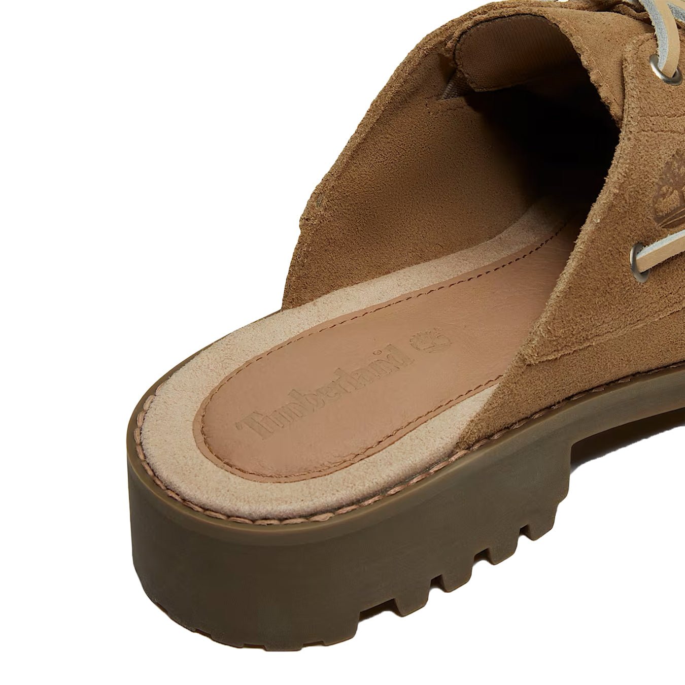 Timberland Womens Mix Tape Authentic Mule Beige - pam pam