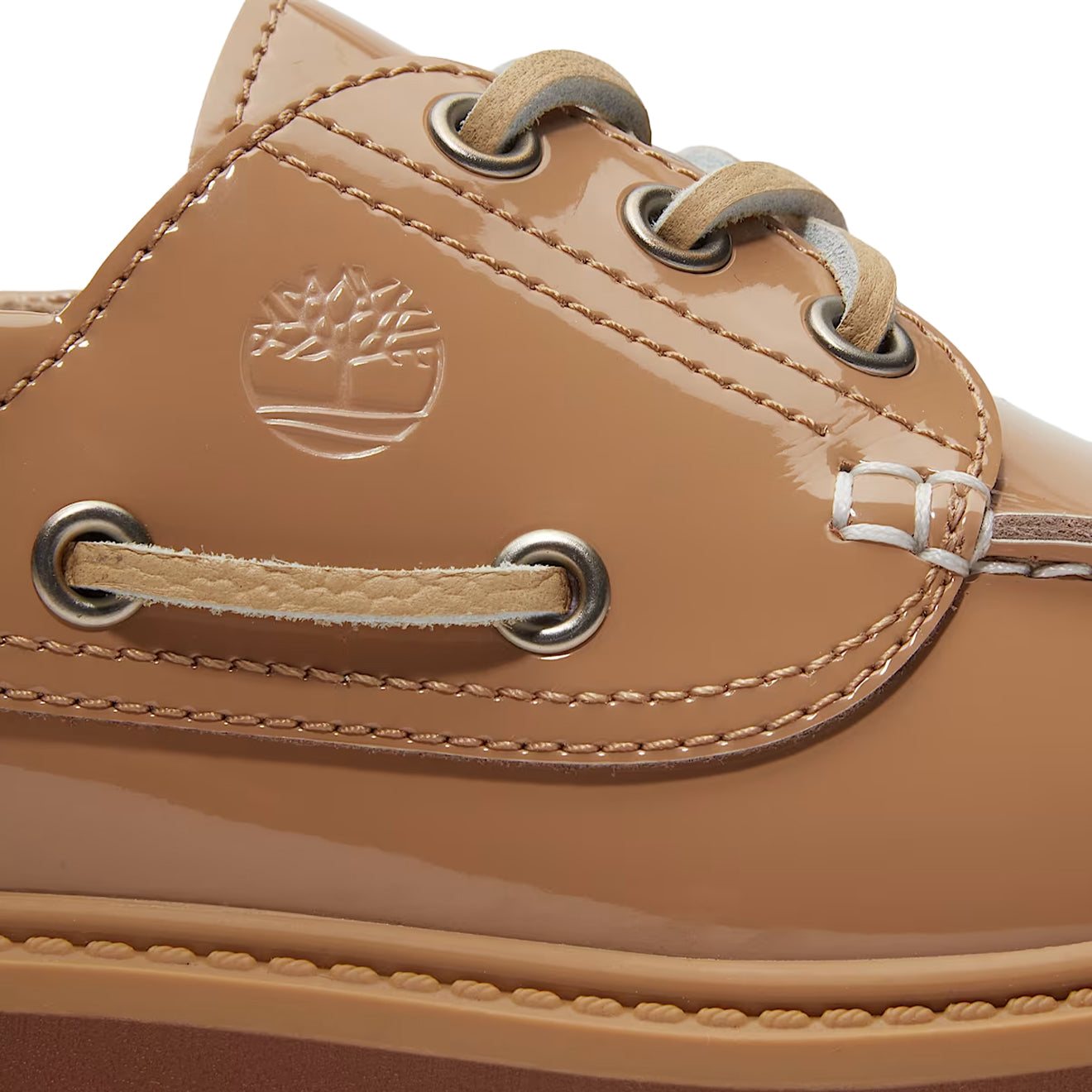 Timberland Womens Stone Street Platform Boat Shoe Beige - pam pam