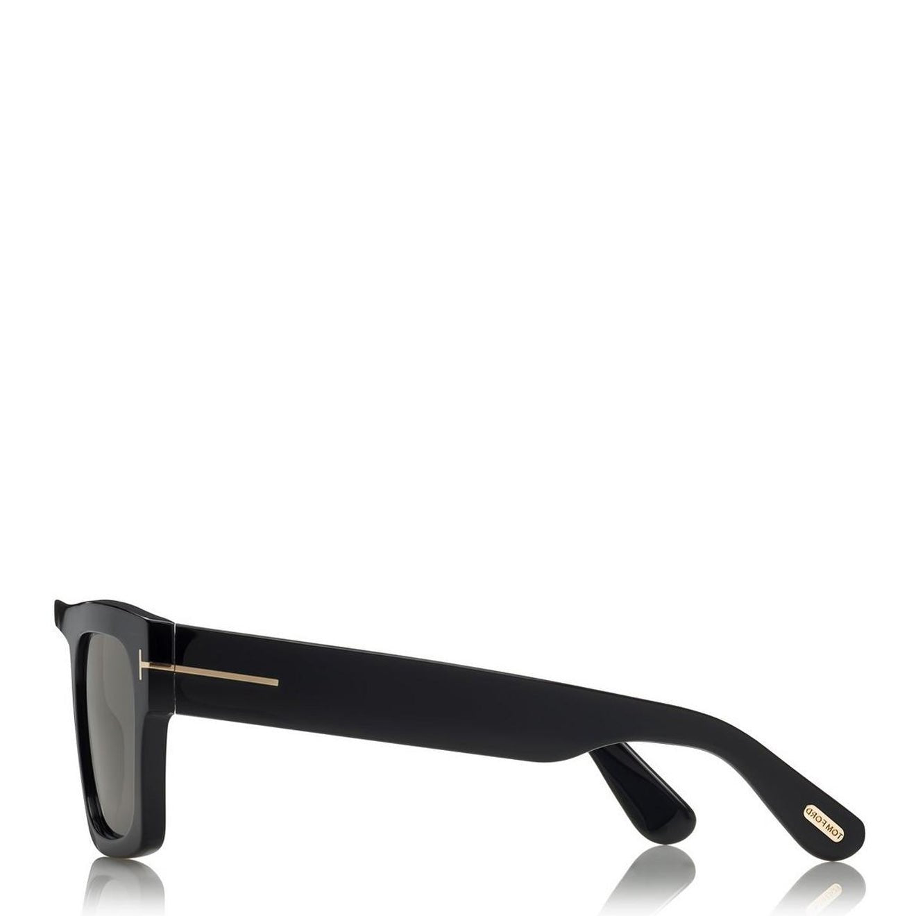 Tom Ford Fausto Sunglasses FT0711 01A 53 Black - pam pam