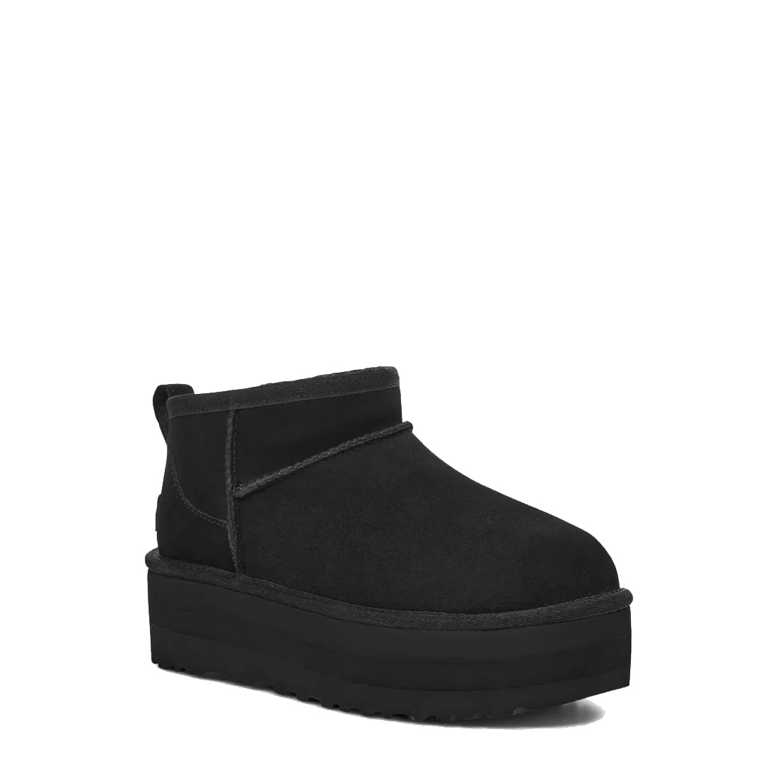 UGG Womens Classic Ultra Mini Platform Boot Black - pam pam