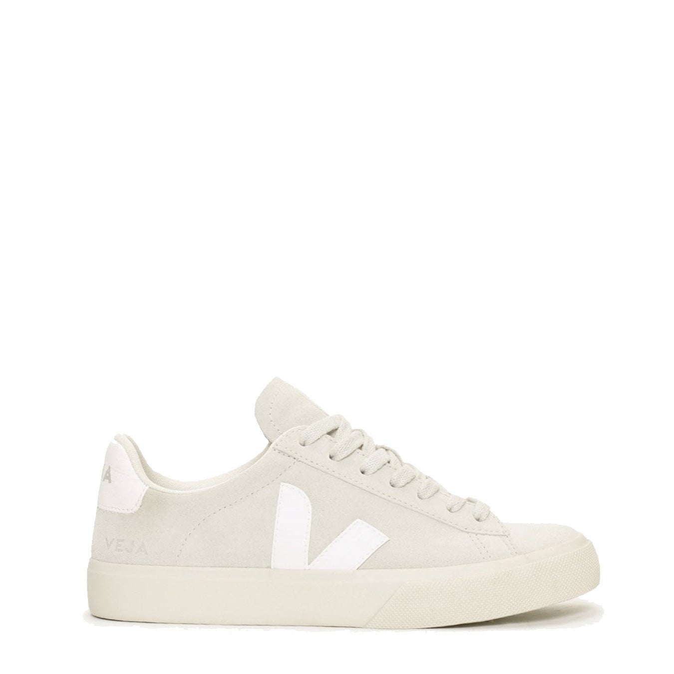 Veja Womens Campo Suede Trainer Natural White - pam pam