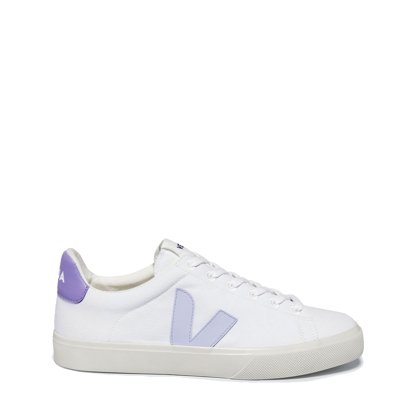 Veja Womens Campo Canvas Trainer White Swan Lavande - pam pam