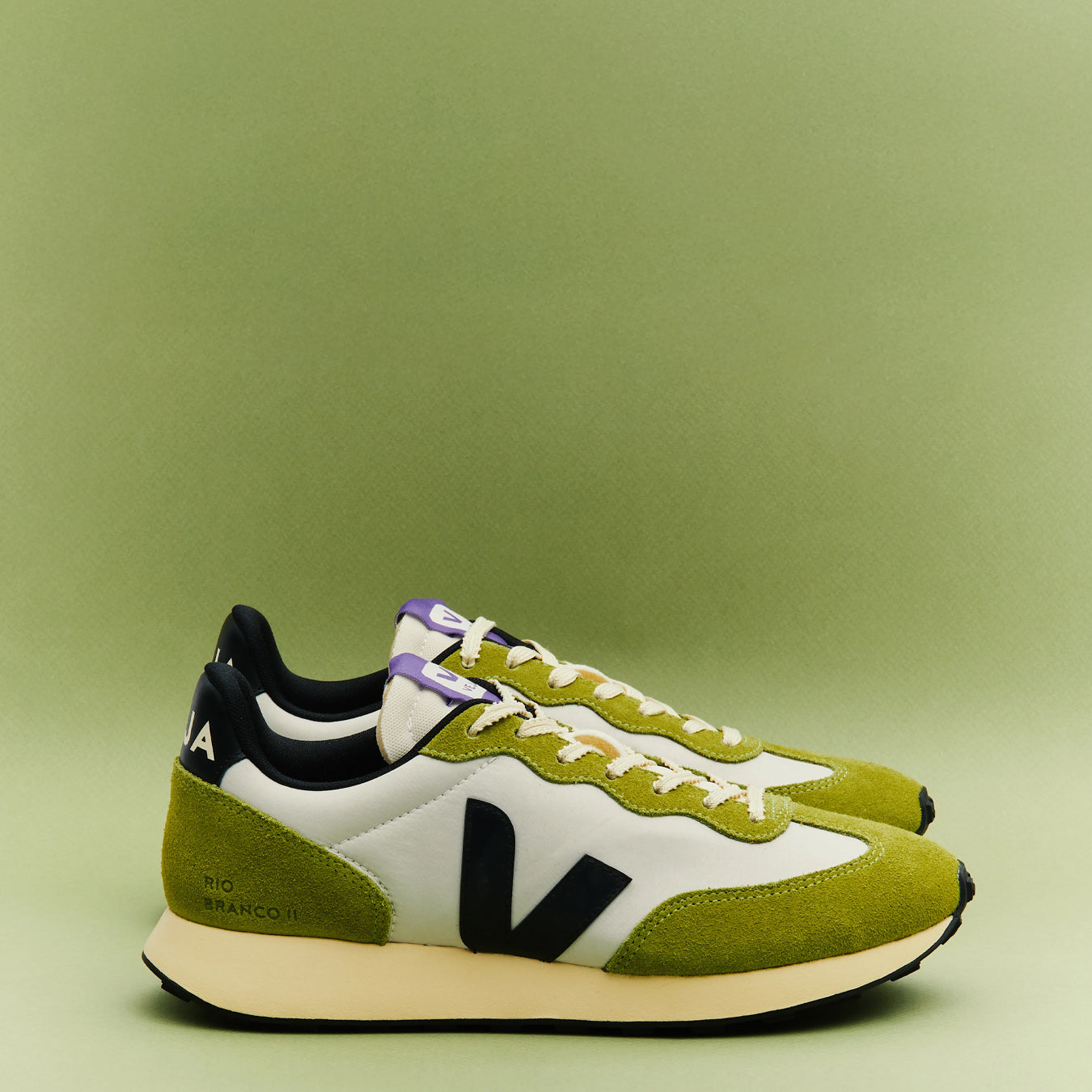 Veja Womens Rio Branco II Nolyn Natural Black Detox - pam pam