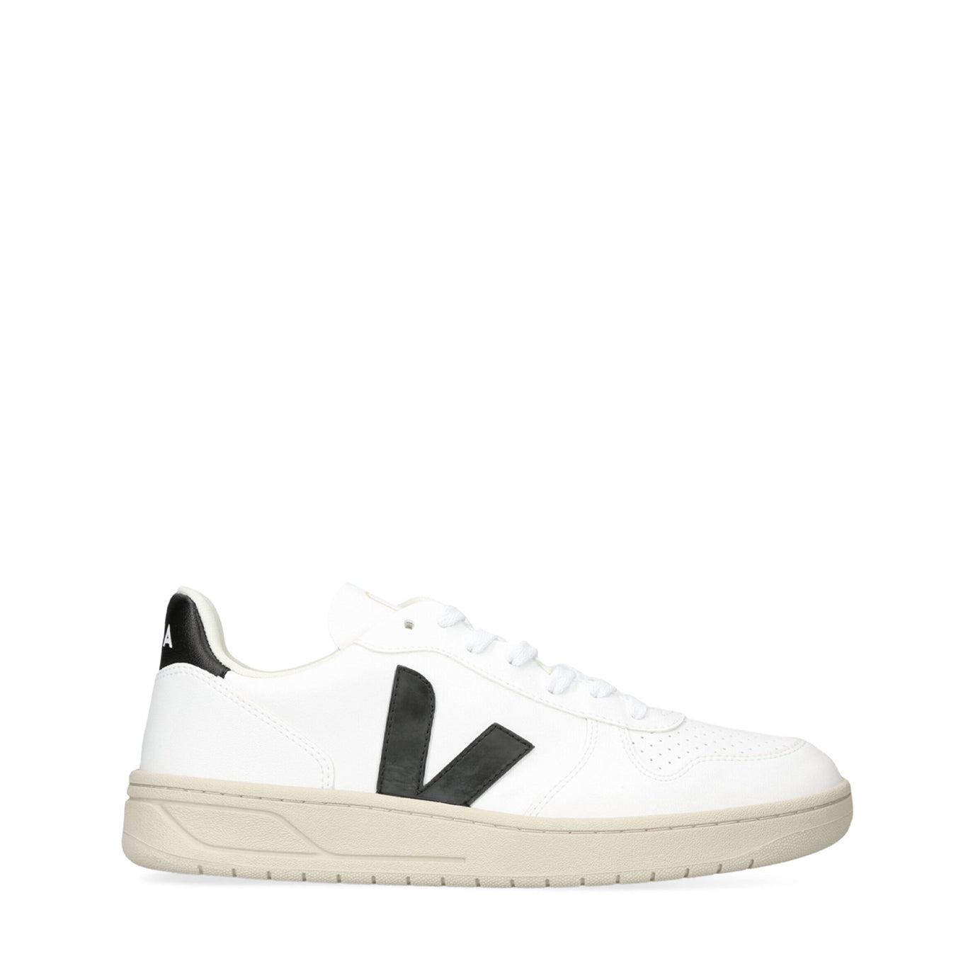 Veja Womens V-10 CWL Trainer White / Black - pam pam