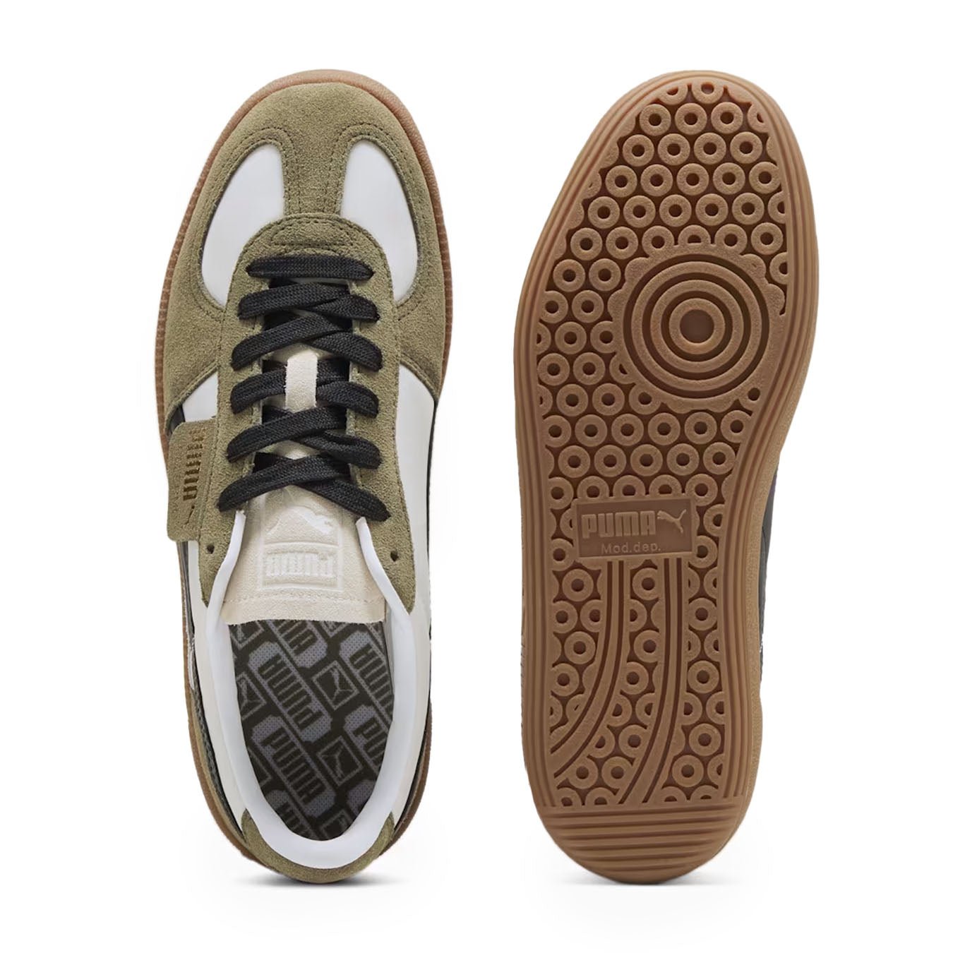 Puma Palermo OG Trainers Sugared Almond / Puma Black - pam pam