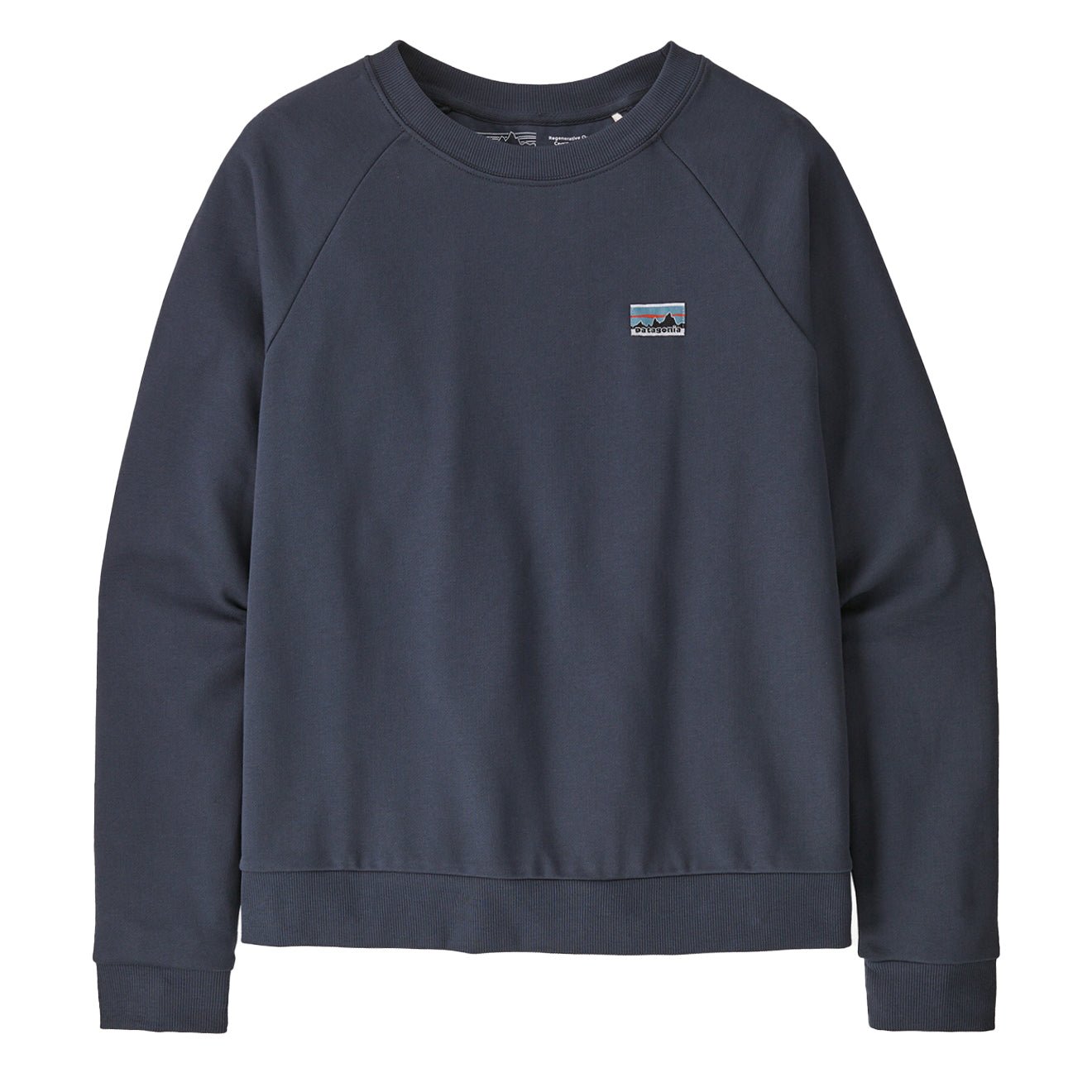 Patagonia Womens Regenerative Organic Certified Cotton Essential Top Smolder Blue - pam pam