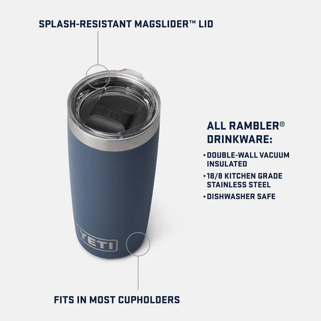 YETI Rambler 10oz Tumbler MS Pace Purple
