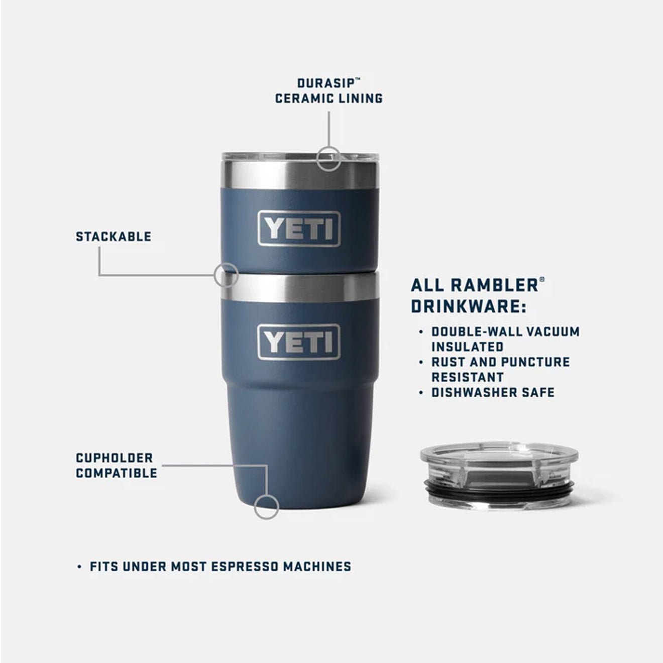 YETI Rambler 8oz CL Cup MS Pace Purple