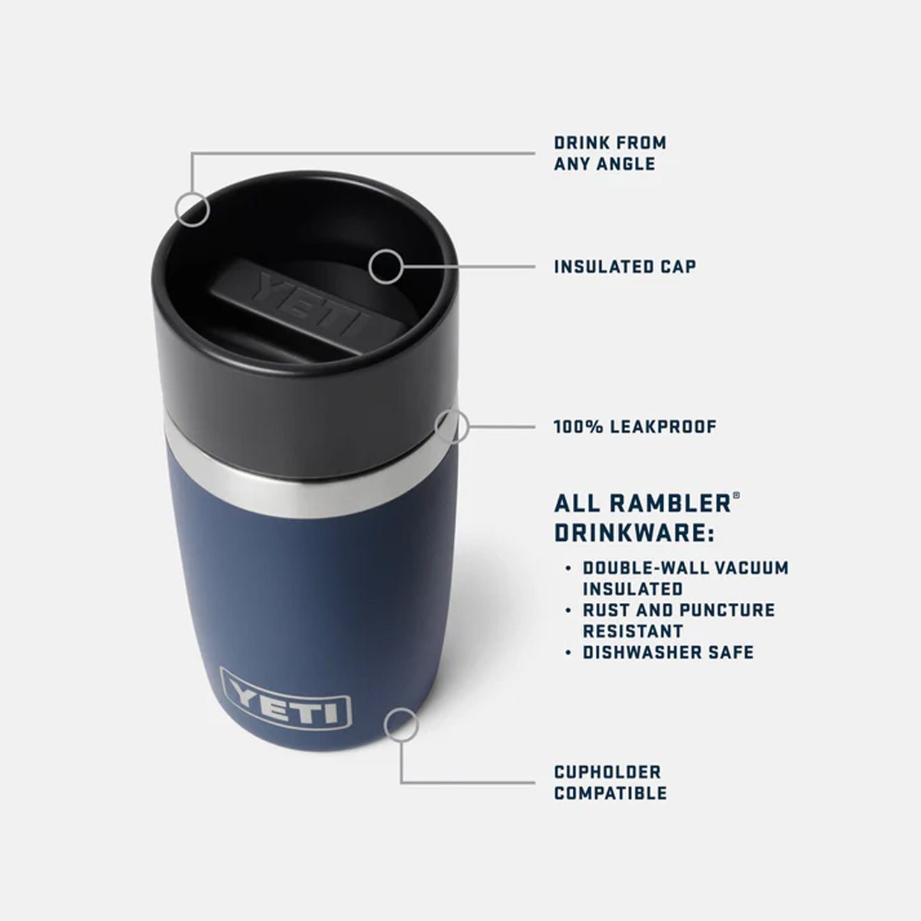 YETI Rambler 8oz Tumbler Ridgeline - pam pam