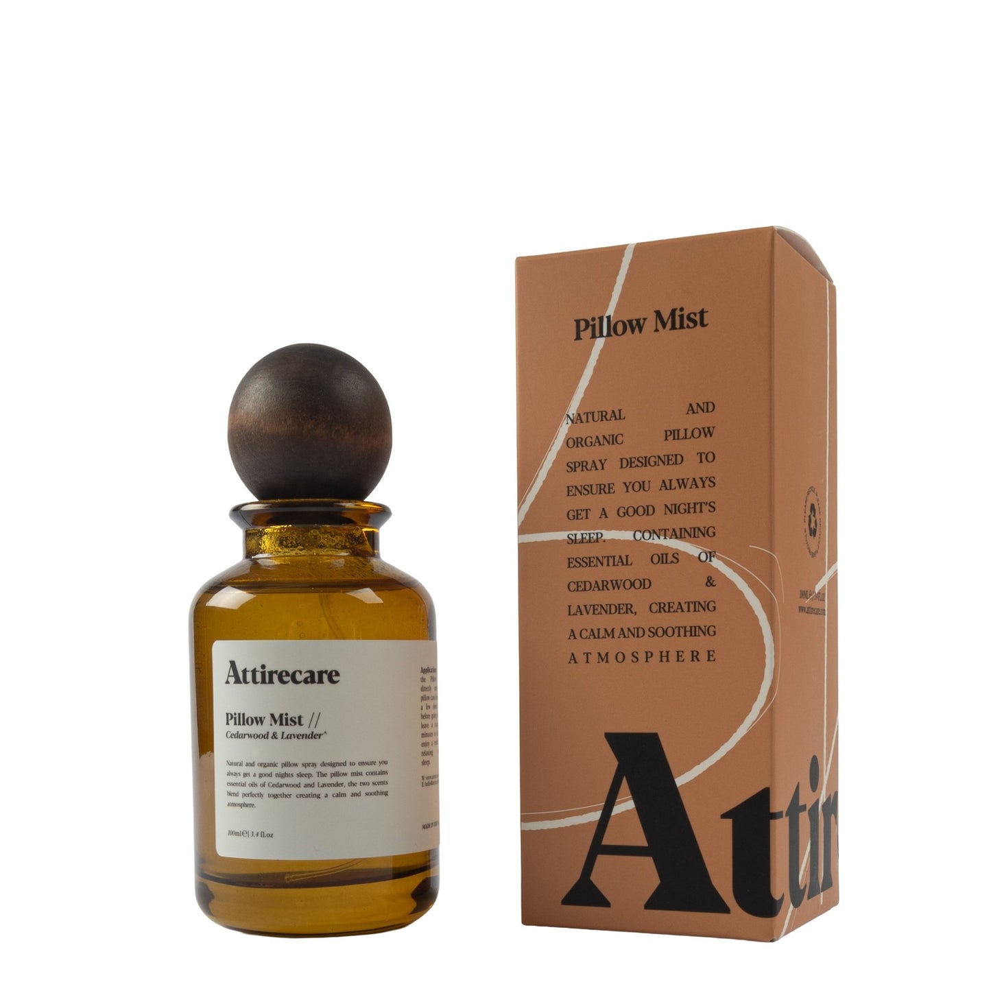Attirecare Pillow Mist Cedar & Lavender 100ml - pam pam