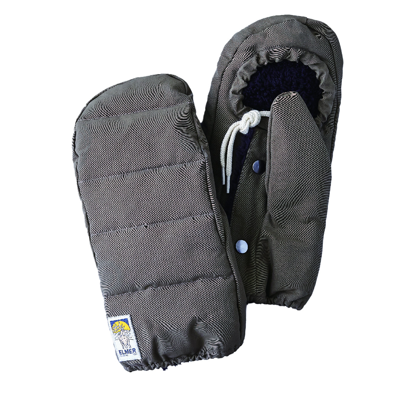 Elmer Gloves Cover Down Mitten Khaki - pam pam