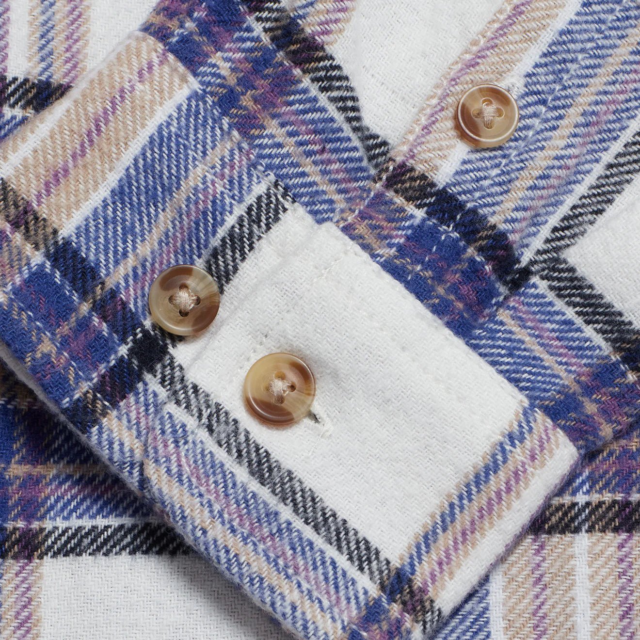 Obey Max Flannel Shirt Unbleached Multi - pam pam