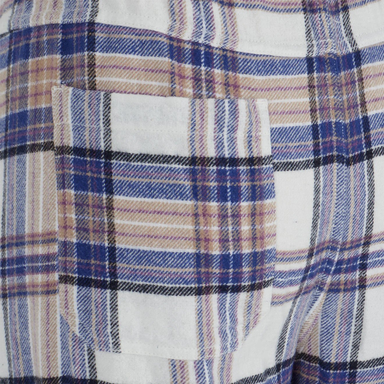 Obey Womens Max Plaid Pants Unbleached Multi - pam pam