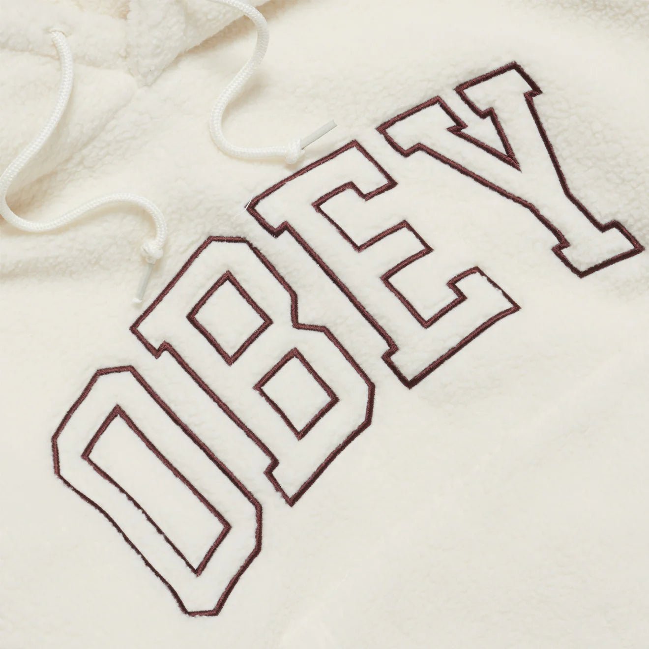 Obey Collegiate Hood Unbleached - pam pam