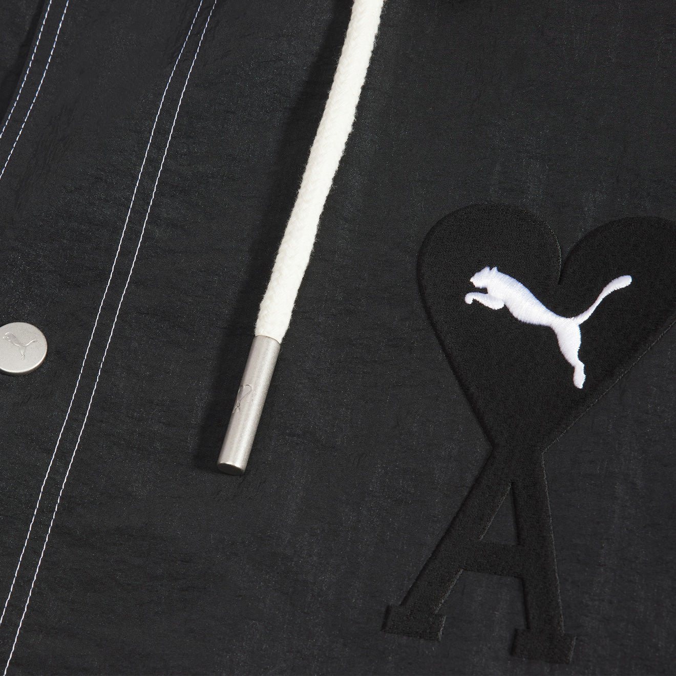 Puma X Ami Lightweight Jacket Puma Black - pam pam