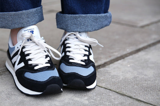 Pair of New Balance 574 trainers