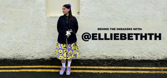Behind the sneakers @elliebeth
