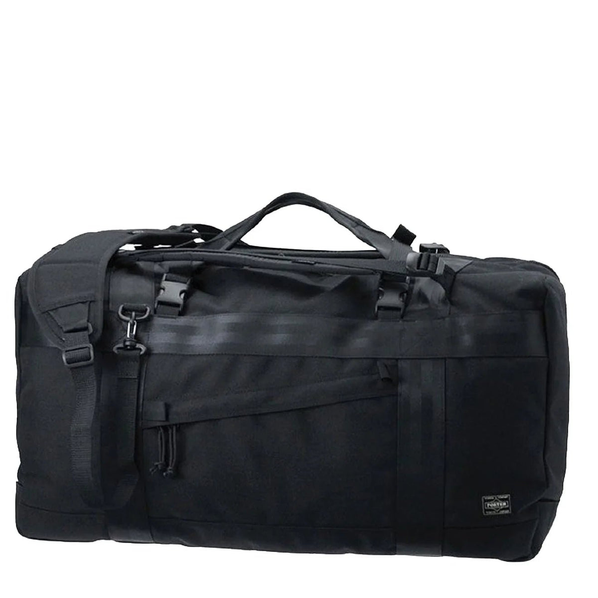 Porter-Yoshida and Co Booth Pack 3-Way Duffle Bag Black | pam pam