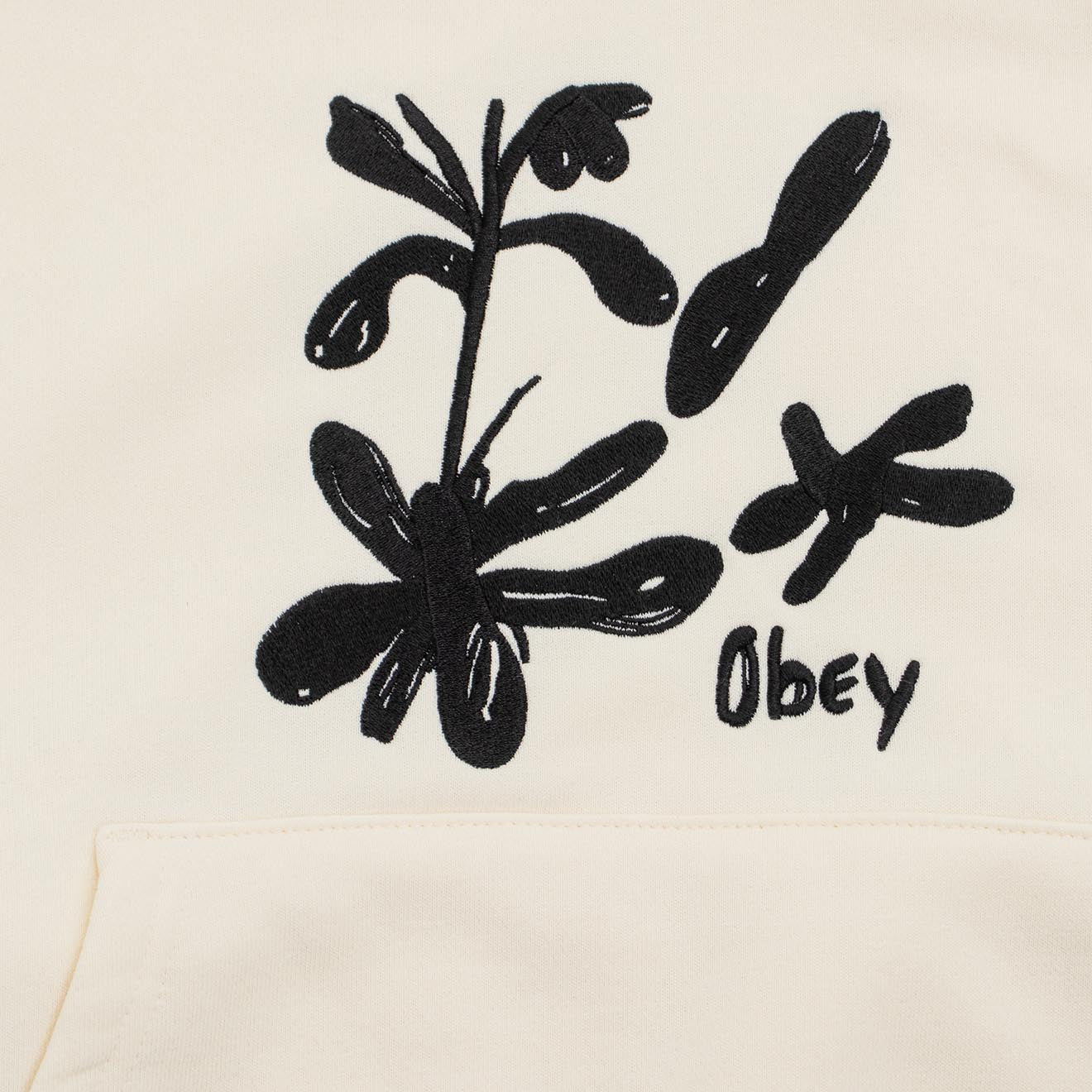 Obey Womens Ellis Hood Unbleached