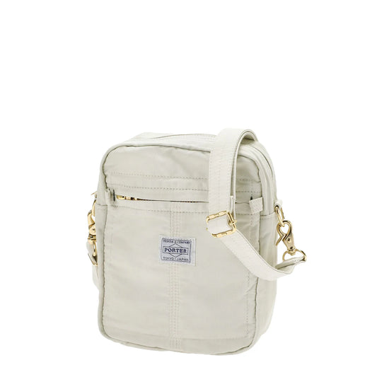 Porter-Yoshida and Co Mile Shoulder Bag Small White