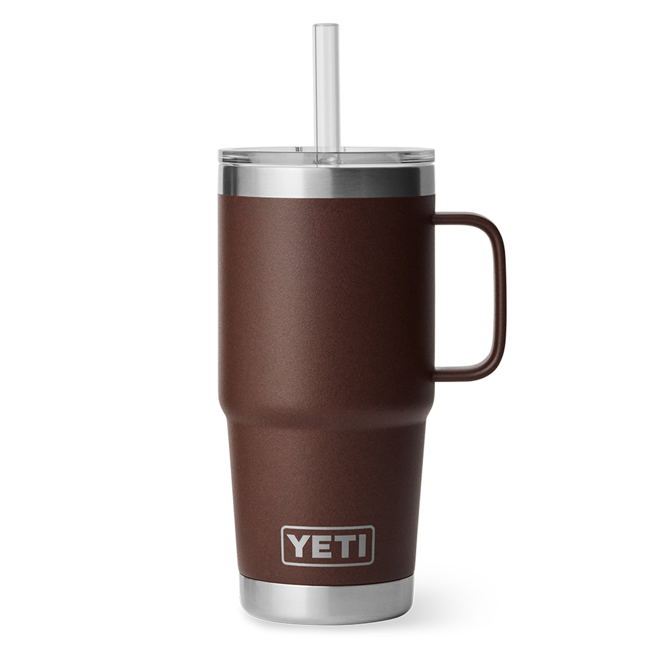 YETI Rambler 25oz Straw Mug Wetlands Brown