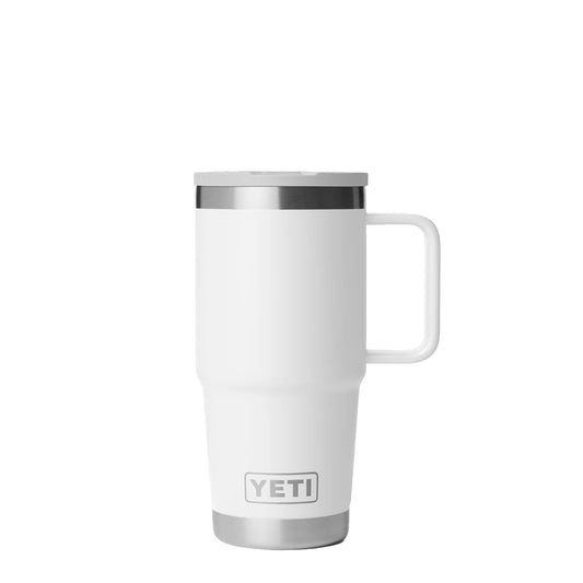 YETI Rambler 20 Oz Travel Straw Mug White
