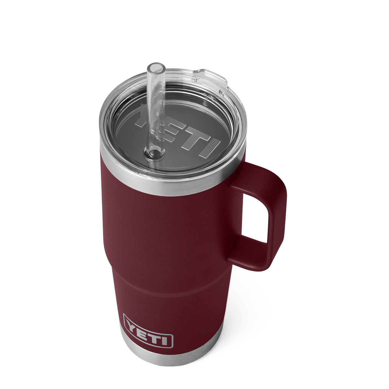 YETI Rambler 25oz Straw Mug Wild Vine Red