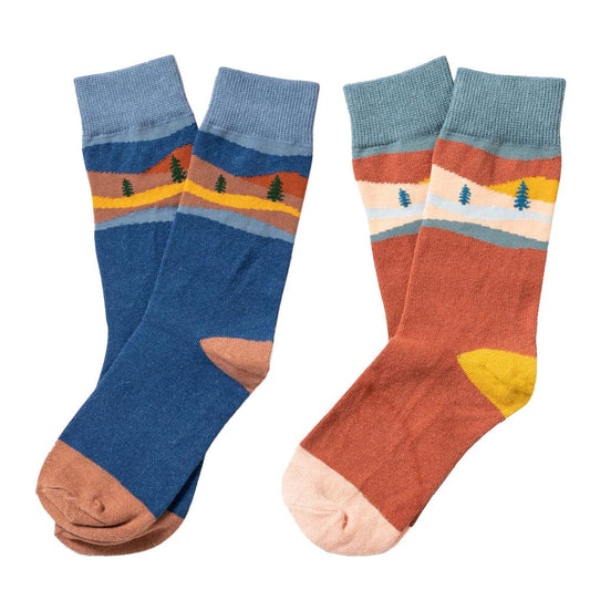 United by Blue Softhemp 2 Pack Socks Night Mountain / Navy